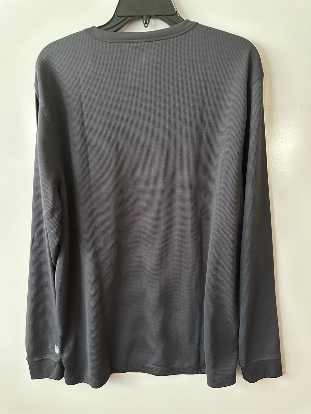 John Deere Men’s Black Long-Sleeve Henley Pocket Shirt - Picture 5 of 11